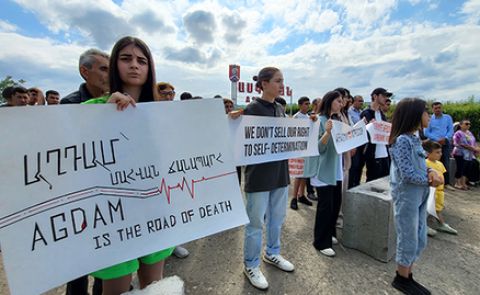 De-facto Karabakh President's Office Denies Rumors About Recognizing Aghdam Line As Main Road