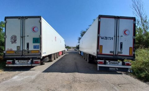 Armenians of Karabakh Refuse Humanitarian Aid from Azerbaijan; Baku Takes Diplomats to Aghdam Road