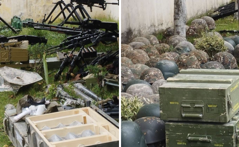 De-facto Karabakh Units Hand Over Weapons to Azerbaijani Side