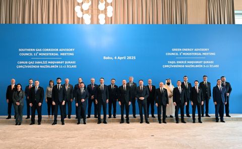 Energy Ministers Gather in Baku to Discuss Future Expansion of Southern Gas Corridor and Green Energy Initiatives