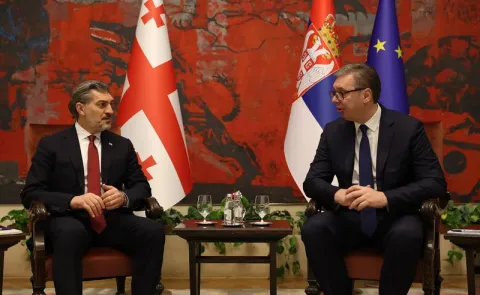 Georgian President Met His Serbian Colleague